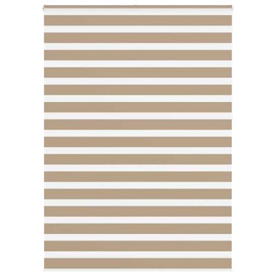 Zebra Blind 155x230 cm stofbreedte 150,9 cm polyester zandbruin