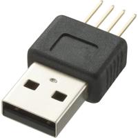 TRU COMPONENTS Typ A 774842 USB-aansluitstekker printmontage Stekker, recht USB-stekker type A 1 stuk(s)