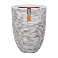 Vaas elegant laag rib nl 35x47 - ivoor Capi Nature - Capi europe