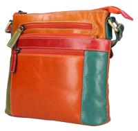 Leather Design Schoudertas Multi Color