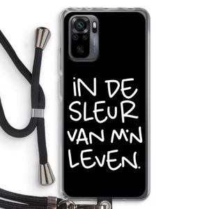 De Sleur: Xiaomi Redmi Note 10 Pro Transparant Hoesje met koord