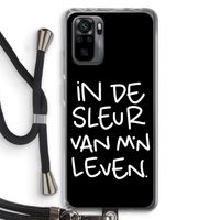 De Sleur: Xiaomi Redmi Note 10 Pro Transparant Hoesje met koord