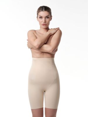 Poirier MP-56 High Waist Shaping Broekje Nude | Maat: XXL