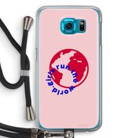 Run The World: Samsung Galaxy S6 Transparant Hoesje met koord