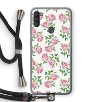 Kleine roosjes: Samsung Galaxy A11 Transparant Hoesje met koord