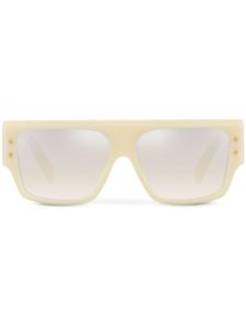 Dolce & Gabbana Eyewear lunettes de soleil DNA à monture oversize - Tons neutres