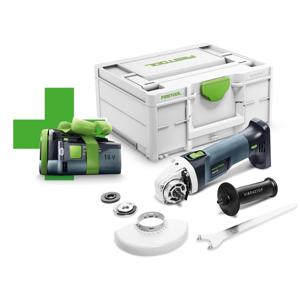 Festool AGC 18-125 EB-Basic-5,0 Accu Haakse Slijper 125mm 18V 5.0Ah in Systainer - 577031
