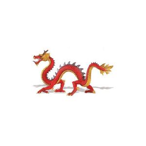 Plastic speelgoed Chinese draak 19 cm   -