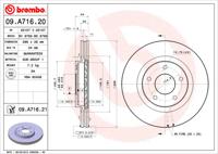 Brembo Remschijven 09.A716.21 - thumbnail