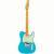 Fender American Professional II Telecaster Miami Blue MN elektrische gitaar met koffer