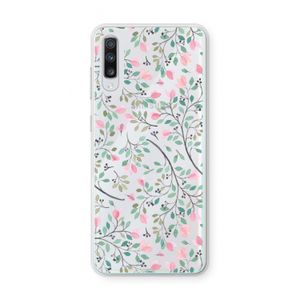 Sierlijke bloemen: Samsung Galaxy A70 Transparant Hoesje