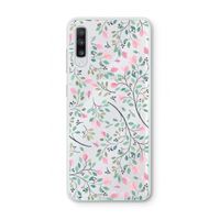 Sierlijke bloemen: Samsung Galaxy A70 Transparant Hoesje