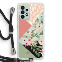 Sweet heaven geometrics: Samsung Galaxy A52s 5G Transparant Hoesje met koord