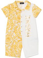 Versace Kids barboteuse Barocco Baby - Blanc