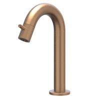 IVY Concord Fonteinkraan Gebogen - Opbouw - Laag - Geborsteld Mat Koper PVD