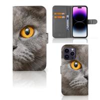 Telefoonhoesje | Met pasjeshouder | iPhone 15 Pro Max Britse Korthaar