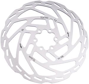 Tektro rotor tr180-54 ø180 2,3mm zilver