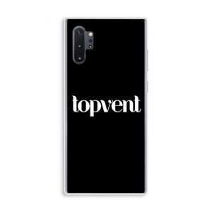 Topvent Zwart: Samsung Galaxy Note 10 Plus Transparant Hoesje