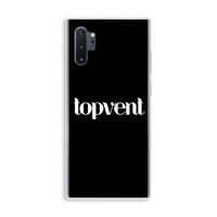 Topvent Zwart: Samsung Galaxy Note 10 Plus Transparant Hoesje Topvent Zwart: Samsung Galaxy Note 10 Plus Transparant Hoesje
