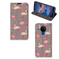 Nokia 5.4 Hoesje maken Flamingo