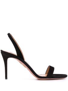 Aquazzura sandales So Nude à talon aiguille - Noir