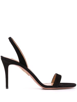 Aquazzura sandales So Nude à talon aiguille - Noir