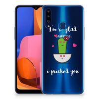 Samsung Galaxy A20s Telefoonhoesje met Naam Cactus Glad