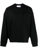 Costumein sweat en polaire à col rond - Noir