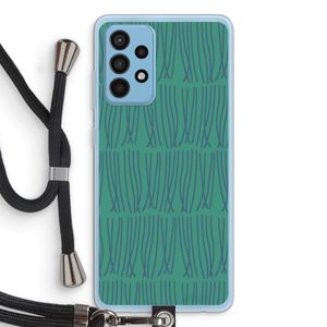 Swirls: Samsung Galaxy A52 Transparant Hoesje met koord