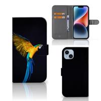 iPhone 15 Plus | Telefoonhoesje | Met pasjeshouder | Papegaai iPhone 15 Plus | Telefoonhoesje | Met pasjeshouder | Papegaai