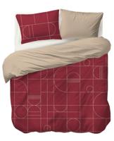 Auping Graphic Bordeaux dekbedovertrek