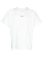 MM6 Maison Margiela t-shirt en coton à patch logo - Blanc - thumbnail