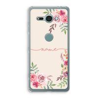 Rozen: Sony Xperia XZ2 Compact Transparant Hoesje
