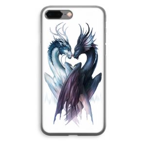 Yin Yang Dragons: iPhone 8 Plus Transparant Hoesje