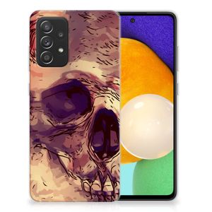 Silicone Back Case Samsung Galaxy A52 (5G/4G) Skullhead