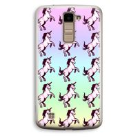 Musketon Unicorn: LG K10 (2016) Transparant Hoesje