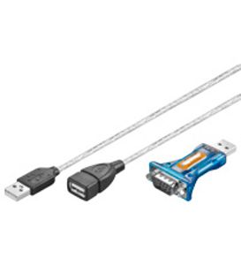 Goobay 93128 kabeladapter/verloopstukje USB RS-232