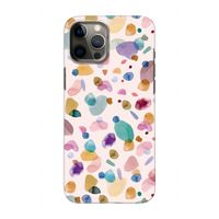 Terrazzo Memphis Pink: Volledig geprint iPhone 12 Hoesje