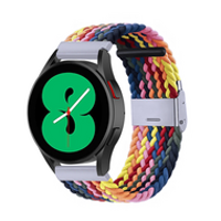 Braided nylon bandje - Multicolor Summer - Samsung Galaxy Watch - 42mm - thumbnail