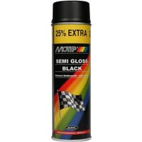 Motip Zijdeglans Acryllak Zwart - 500 ml - Spuit spray zwart - Verf zwart kopen- Spuitspray LAK ZWART ZIJDEGLANS 500 ML - thumbnail