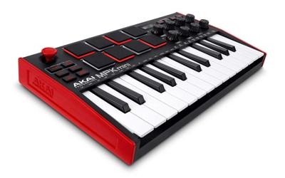 AKAI MPK Mini MK3 Bedieningstoetsenbord Regelaar MIDI USB Zwart, Rood