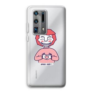 Hartje: Huawei P40 Pro Plus Transparant Hoesje