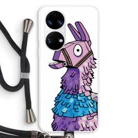 Lama: Huawei P50 Transparant Hoesje met koord