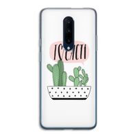I love cacti: OnePlus 7 Pro Transparant Hoesje