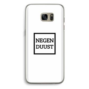 Negenduust vierkant: Samsung Galaxy S7 Edge Transparant Hoesje