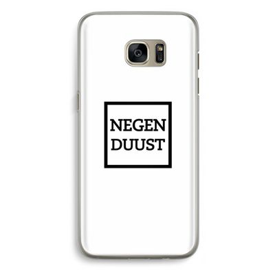 Negenduust vierkant: Samsung Galaxy S7 Edge Transparant Hoesje