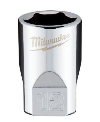 Milwaukee Accessoires 1/4 Ratel Dop ,Metrisch standaard -12MM - 4932478320