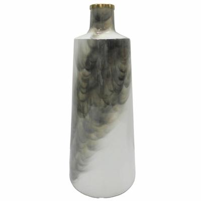 Vaas DKD Home Decor Metaal Tweekleurig Ijzer Modern (19 x 19 x 46 cm)
