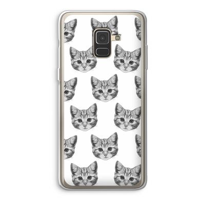 Kitten: Samsung Galaxy A8 (2018) Transparant Hoesje
