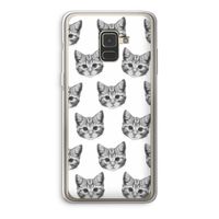Kitten: Samsung Galaxy A8 (2018) Transparant Hoesje